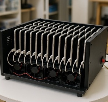 Box farming cu 20 telefoane configurabil